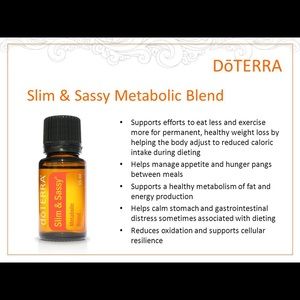 NEW Unopened DoTerra Slim & Sassy 15ml Bottle